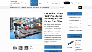 YOGIE - FRT-130520 CNC Gantry Boring and Milling Machine